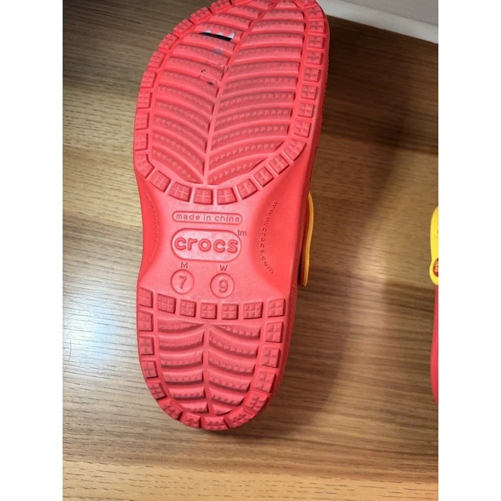 Crocs Lucky Charms Limited Edition Red Mens 7 Womens 9 Slip On